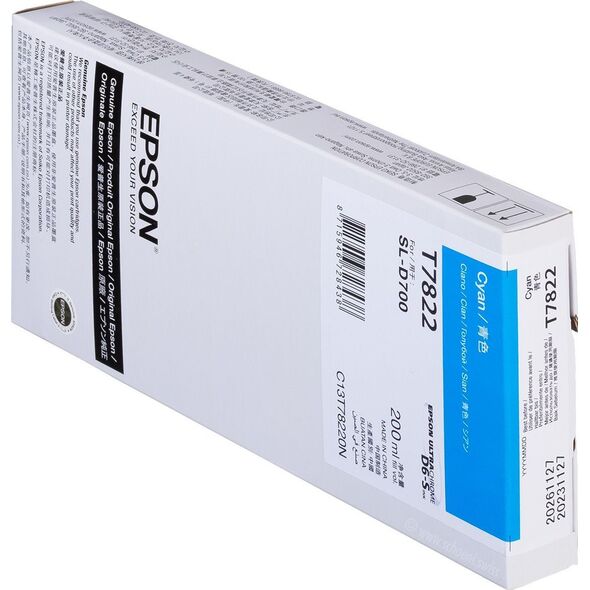 Epson Epson μελάνι κυανό T 782 200 ml T 7822N 13848172 8715946728438