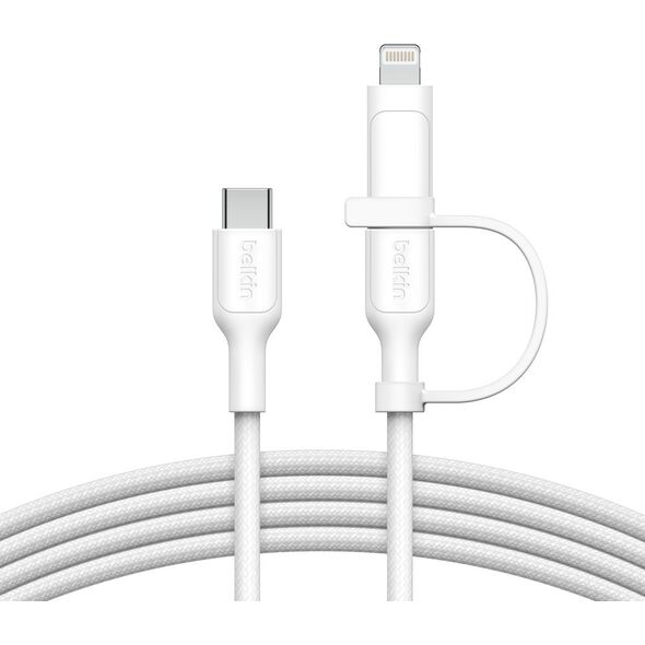 Belkin BOOST CHARGE 2-in-1 Cable USB-C/Lig.1,5m ws.CAC003hq1.5MWH