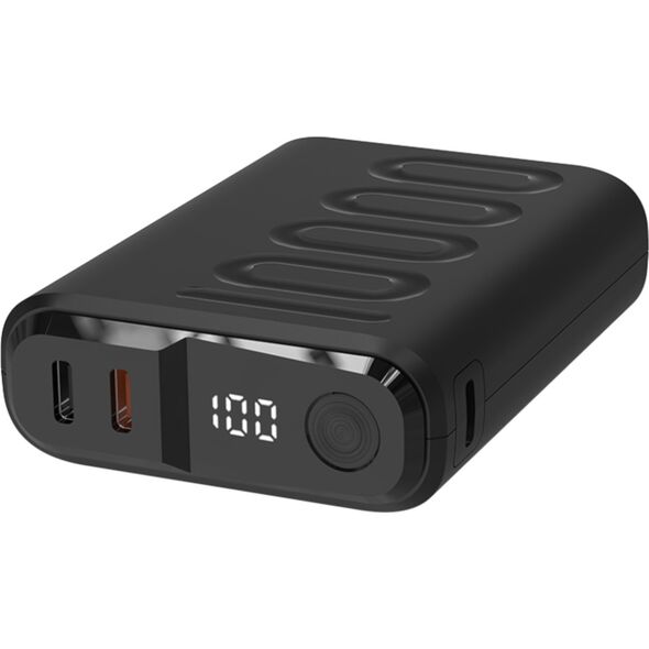 RealPower PB-10000C PD+ 10000 mAh Μαύρο