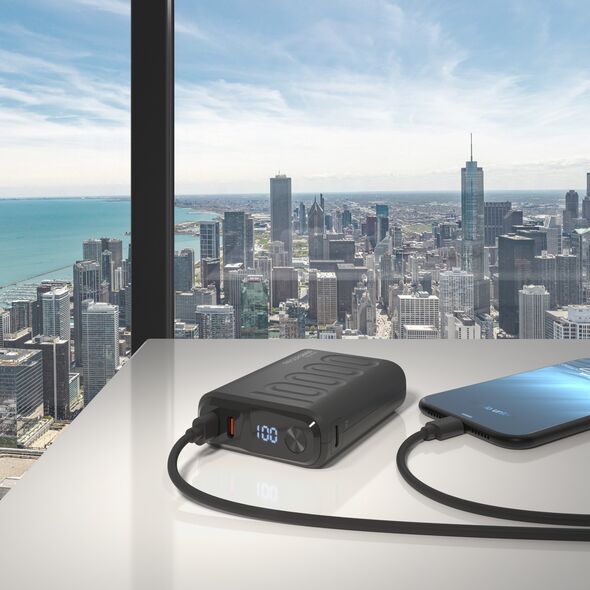 RealPower PB-10000C PD+ 10000 mAh Μαύρο