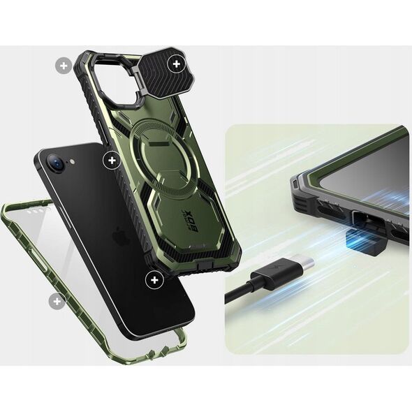 Θήκη SUPCASE IBLSN ARMORBOX MAG MAGSAFE για iPhone 16E GULDAN