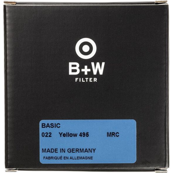 Κίτρινο φίλτρο B+W Basic 022 Yellow MRC 1102634 39mm