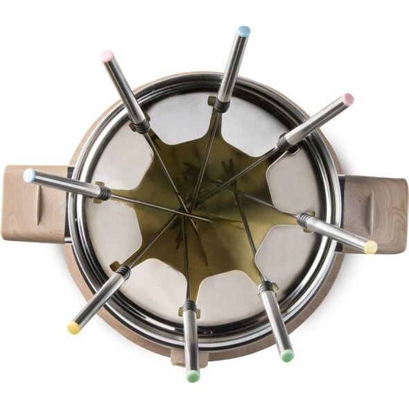 DOMO DO736F Fondue wood white, 1500W