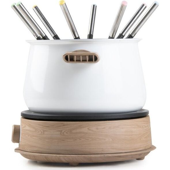DOMO DO736F Fondue wood white, 1500W