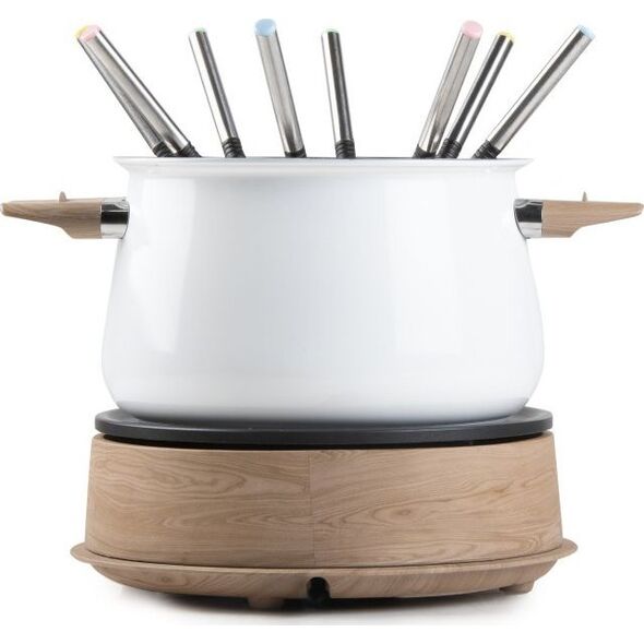 DOMO DO736F Fondue wood white, 1500W