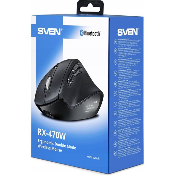 SVEN RX-470W BLACK ποντίκι υπολογιστή