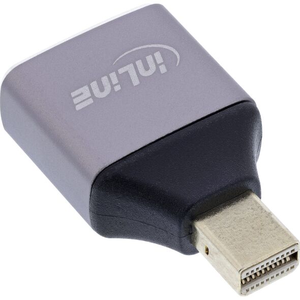 Προσαρμογέας InLine® DisplayPort 1.4, Υποδοχή DisplayPort / Βύσμα Mini Displayport,