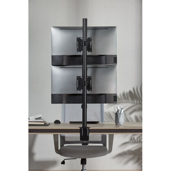 Επιτραπέζια βάση InLine®, για 2x LCD-/LED-οθόνες έως 81cm (32"), μέγιστο βάρος 9kg