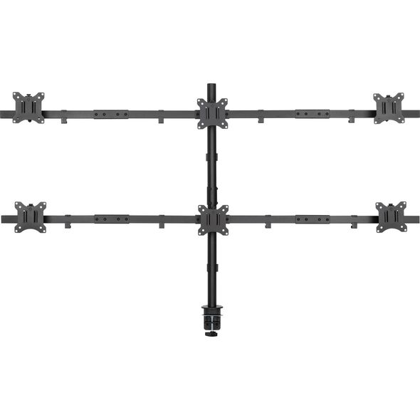 InLine® Επιτραπέζια βάση, για 6x LCD-/LED-οθόνη έως 81cm (32"), μέγιστο βάρος 7kg