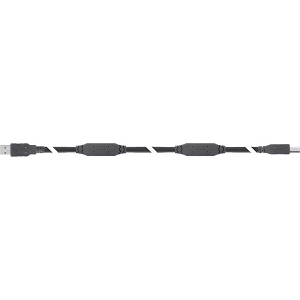 InLine® USB 2.0 Ενεργό Καλώδιο, USB-A Αρσενικό σε USB-B Αρσενικό, 12,5m