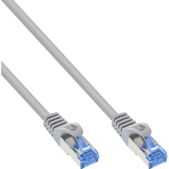 Καλώδιο Patch InLine®, Cat.6A, S/FTP, TPE εύκαμπτο, γκρι, 0,25m