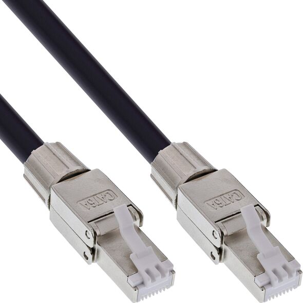 Καλώδιο δικτύου InLine® τύμπανο IP67 εξωτερικού χώρου PUR, Cat.6A S/FTP, 90m
