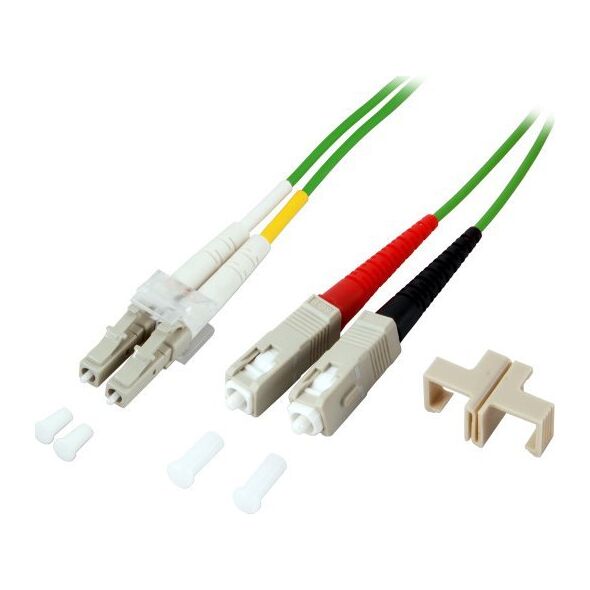 Καλώδιο InfiniBand / οπτικών ινών EFB Elektronik O0323.2OM5 2 m 2x SC 2x LC Πράσινο