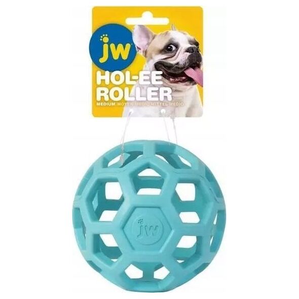 JW PIŁKA HOL-EE ROLLER MEDIUM BLUE 11,5cm /12