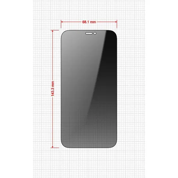 GrizzGlass SecretGlass Easy Apple iPhone 12 Pro [2 PACK]
