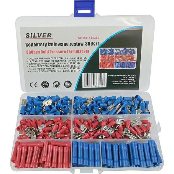 Silver SILVER KONEKTORY IZOLOWANE 300szt.