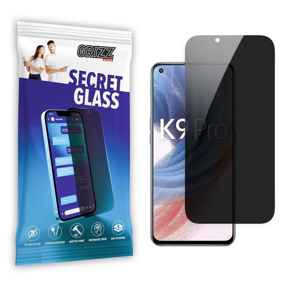 GrizzGlass SecretGlass Oppo K9 Pro 5G