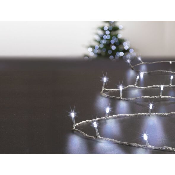 Fééric Lights and Christmas Λαμπάκια χριστουγεννιάτικα, διακοσμητικά 100 LED, 10 μέτρα, λευκά