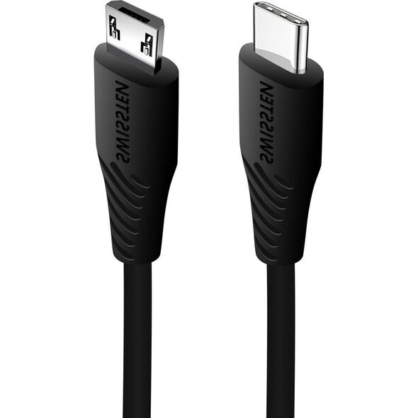 Swissten Basic Universal Quick Charge 3.1 USB-C to Micro USB Charging Cable 1m
