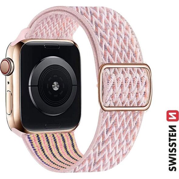 Swissten Nylon Band with Buckle for Apple Watch 42 / 44 / 45 / 49 mm