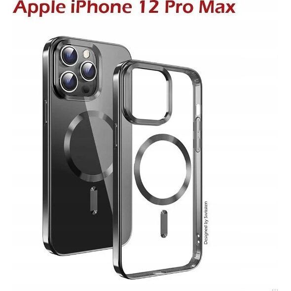 Swissten Clear Jelly Magstick Metallic Case for Apple iPhone 12 Pro Max
