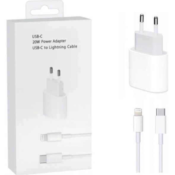 RoGer CH20W1M Wall Charger 20W / USB-C - Lightning 1m