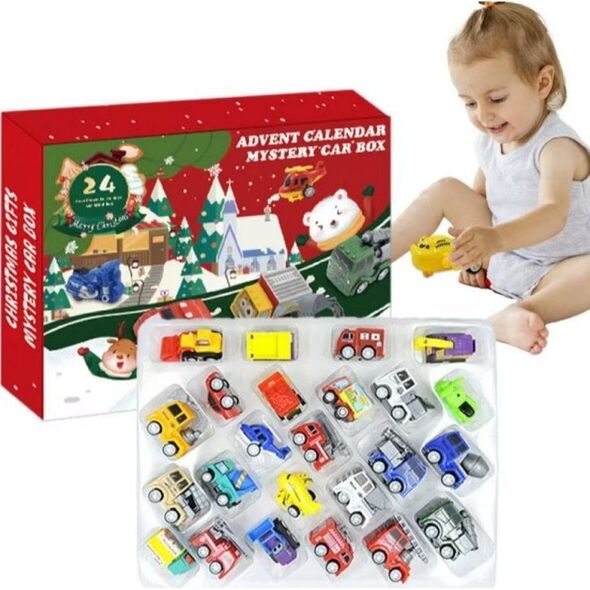 RoGer Christmas Advent Calendar with Toy Cars 24pcs.