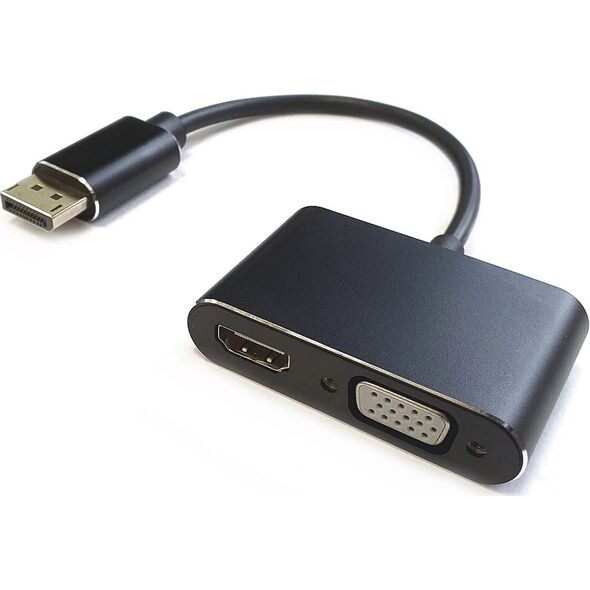 RoGer DisplayPort to HDMI + VGA Adapter v1.4 / 4K@30Hz