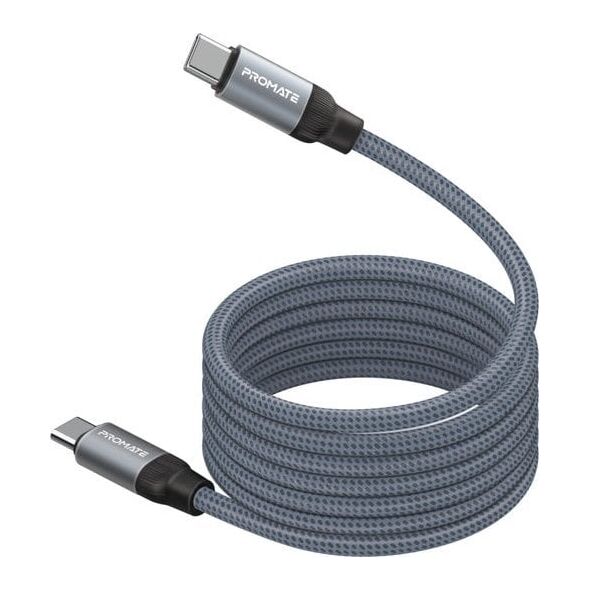 Promate Springy Magnetic Cable USB-C 60WPD / 1,2m