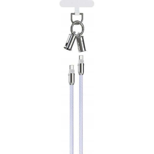Devia 2in1 Lanyard 60W USB-C - USB-C Cable 1.2m