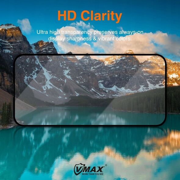 Vmax 9D Full Face Tempered Glass for Apple iPhone 16 Plus