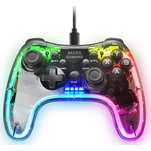 Mars Gaming MGP-C Gaming Controller RGB / USB-C / X-input & D-input