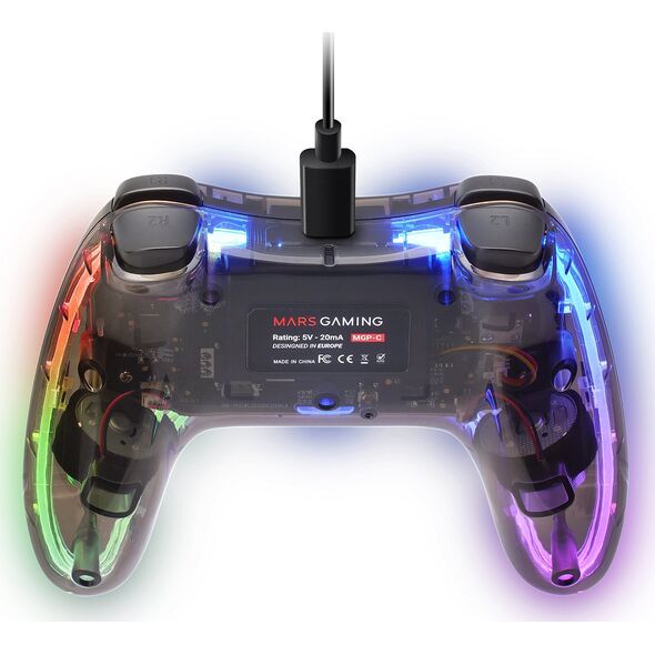 Mars Gaming MGP-C Gaming Controller RGB / USB-C / X-input & D-input