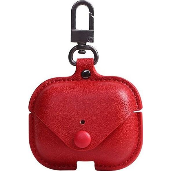 Devia Lux Series Eco Leather Look Magnetic Carabiner Case Apple AirPods 1st Generation