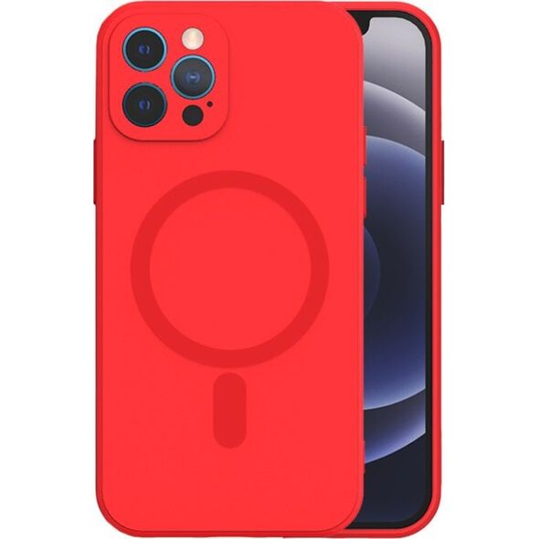 Mocco MagSilicone Soft Back Case Silicone Case for Apple iPhone 14 Pro Red
