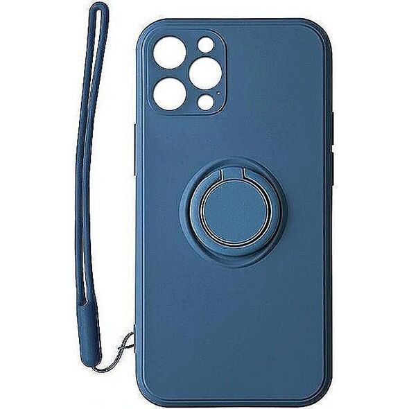 Mocco Pastel Ring Silicone Back Case for Xiaomi Mi 10T 5G Blue