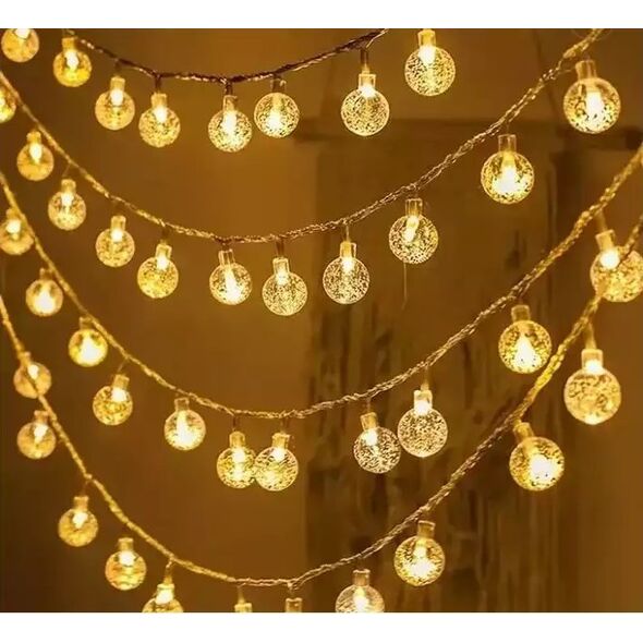 RoGer Bulb String Lights 100 LED Warm-White 10m
