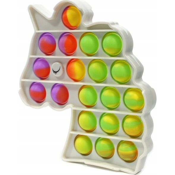 Simple Dimple Push Pop it Antistress Sensory Toy Unicorn 12x13cm