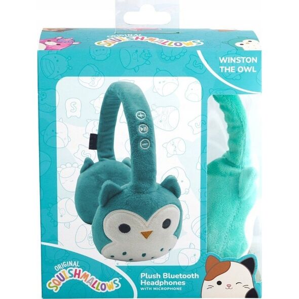 Squishmallows Plush "Owl Winston" Wireless Headphones