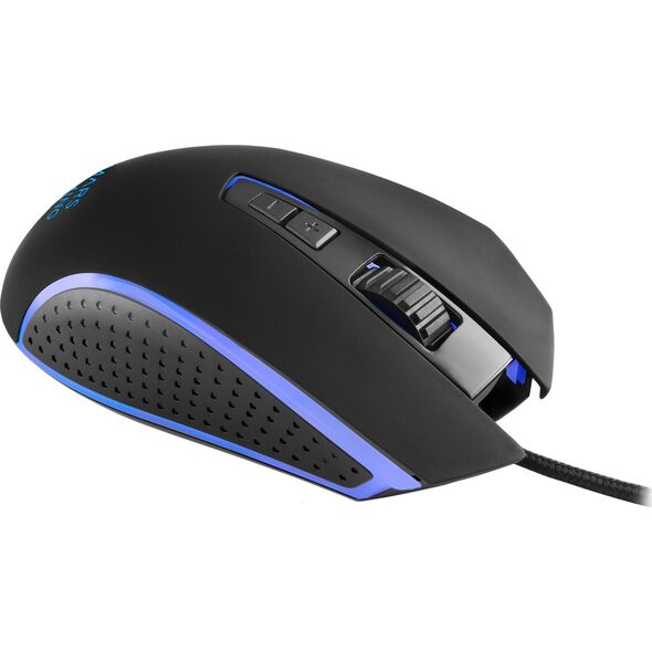 Mars Gaming MM018 Gaming Mouse with Additional Buttons / RGB / 4800 DPI / USB / Black