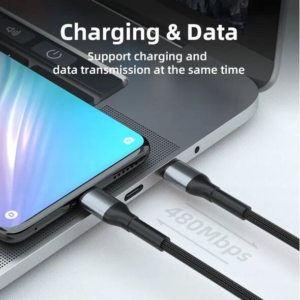 WELIKE WK-150-C USB-C charging cable 120W PD / 1m / silver