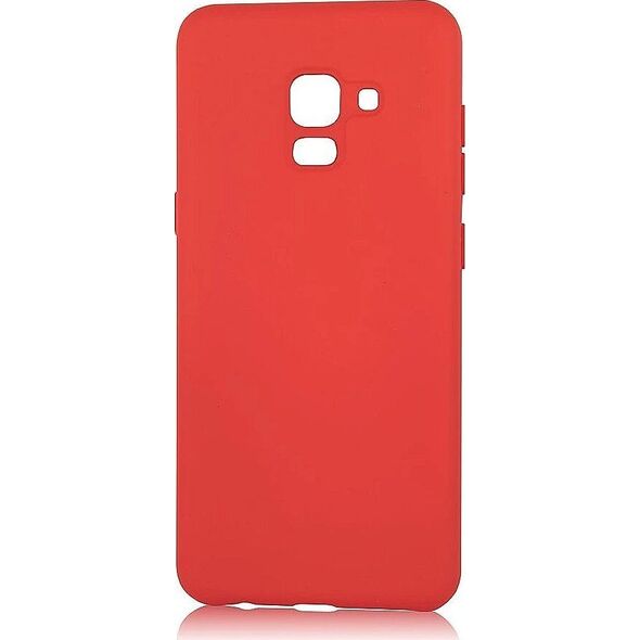 Mocco Liquid Silicone Soft Back Case for Samsung Galaxy A41 Red