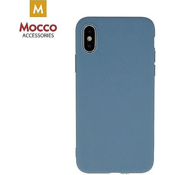Mocco Ultra Slim Soft Matte 0.3 mm Silicone Case for Apple iPhone 11 Pro Light Blue