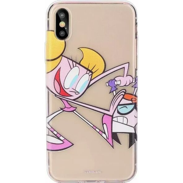 Cartoon Network Dexter Silicone Case for Apple iPhone XR Dexter with Dee Dee