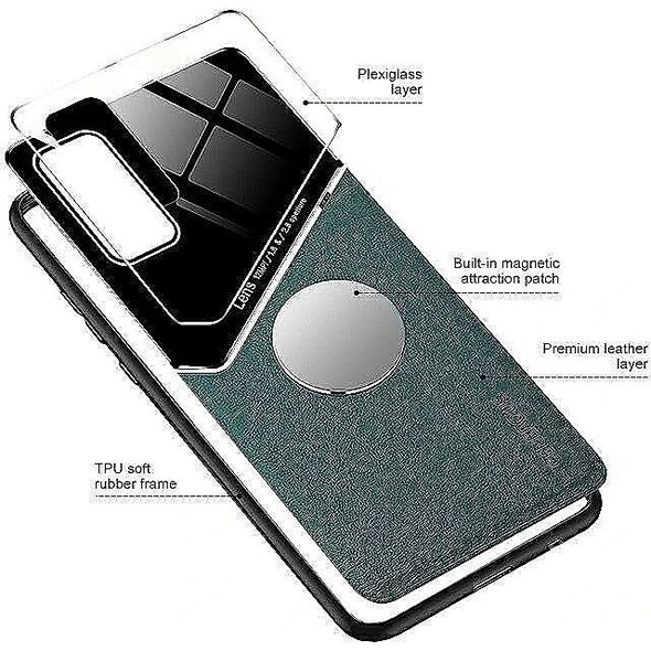 Mocco Lens Leather Back Case for Xiaomi Mi 11 Green