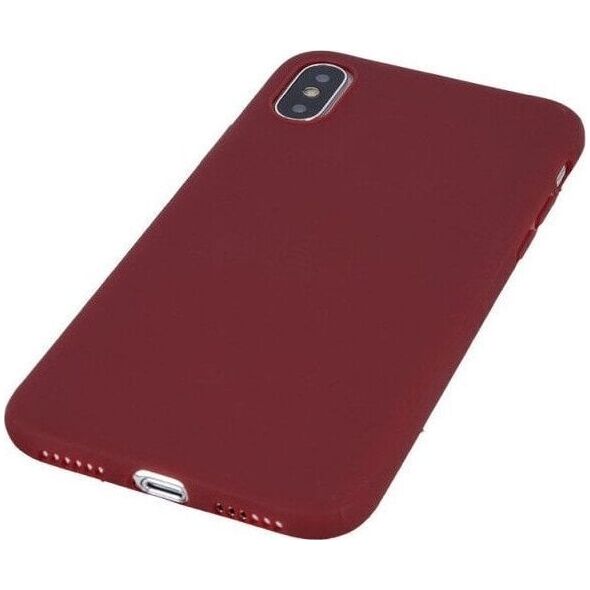 Mocco Ultra Slim Soft Matte 0.3 mm Silicone Case for Xiaomi Mi Note 10 / Mi Note 10 Pro / Mi CC9 Dark Red