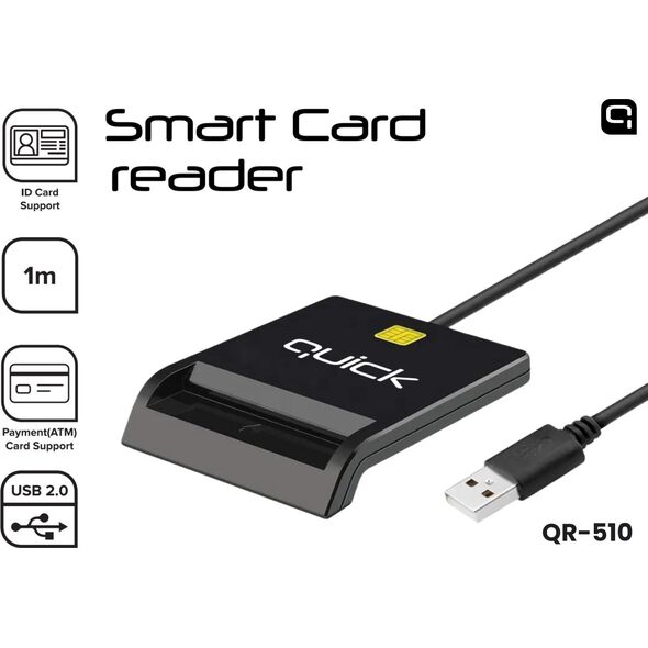 Quick QR-510 Smart ID Card reader USB