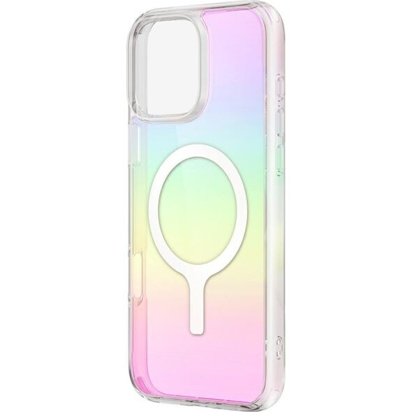 Case UNIQ Iridescia for iPhone 16 Plus Magclick Charging holographic