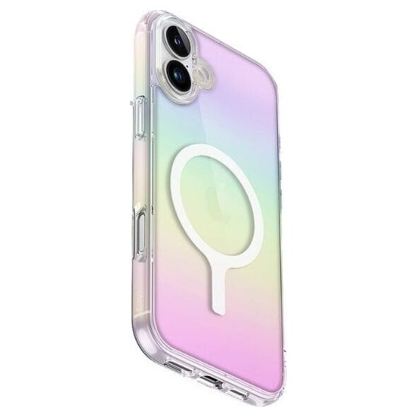 Case UNIQ Iridescia for iPhone 16 Plus Magclick Charging holographic