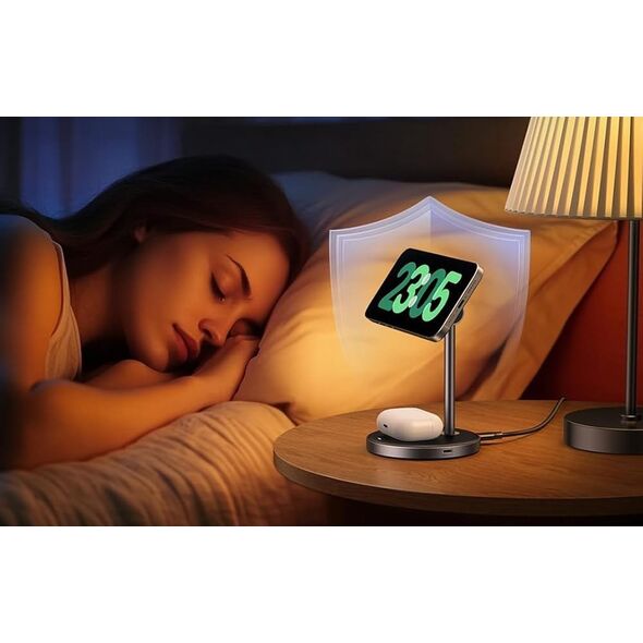 Ładowarka indukcyjna 2w1 Ugreen W710 do Iphone, AirPods